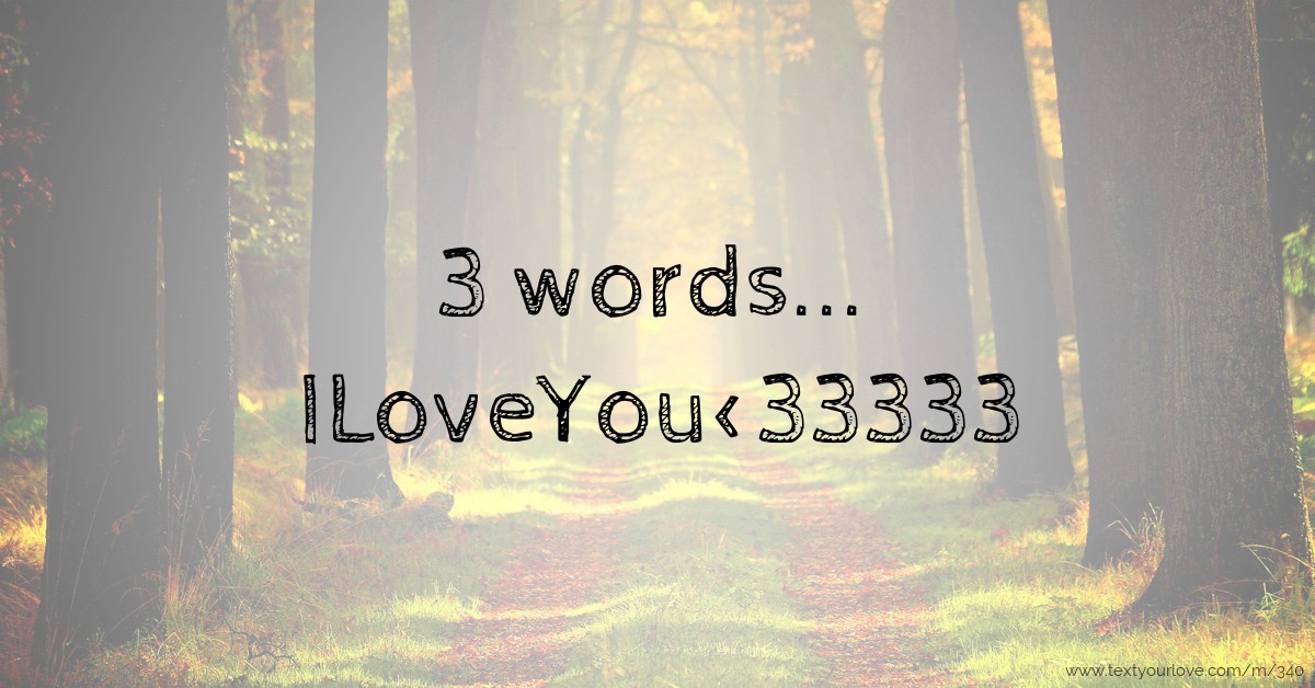 3-words-iloveyou