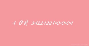 -1 OR 3+122-122-1=0+0+0+1